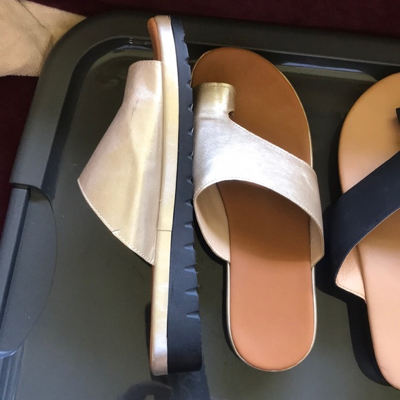 Wedge Sandals for Women - Gold, Black or Silver - Brand New - Picture 3 of 6
